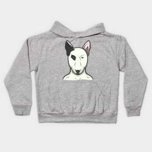 Cute Bull Terrier Dog Kids Hoodie